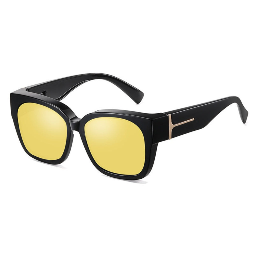 New Fashionable Myopia Glasses With Large Square Frames