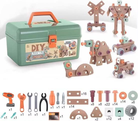 BUILDMASTER – Tool Set for Creative Children Aged 3 and Up