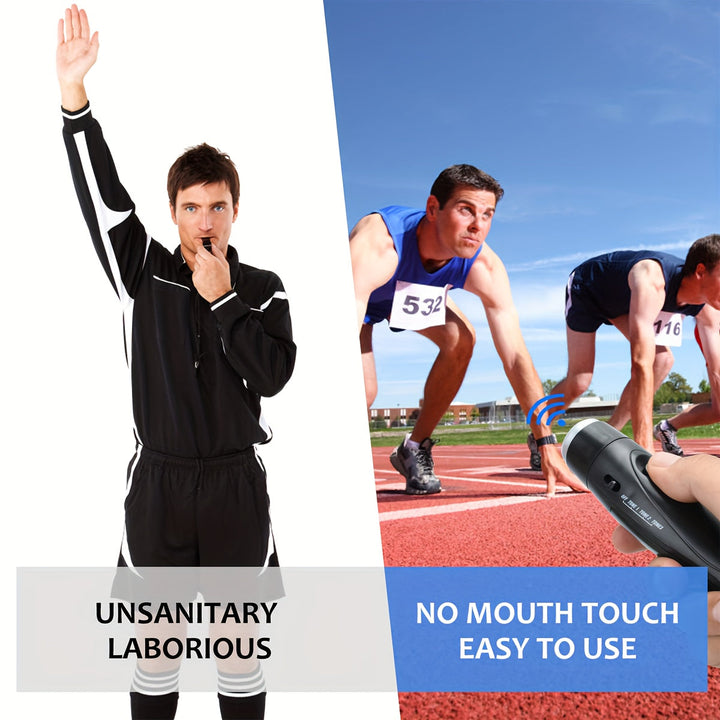 Electronic Whistle for Coaches and Referees – Portable Whistle with 3 Sound Options and Lanyard