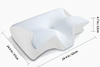 Sleep Apnoea and Snoring Relief Pillow – Ergonomic Anti-Snoring Memory Foam Pillow for Better Breathing and Deep Sleep Support