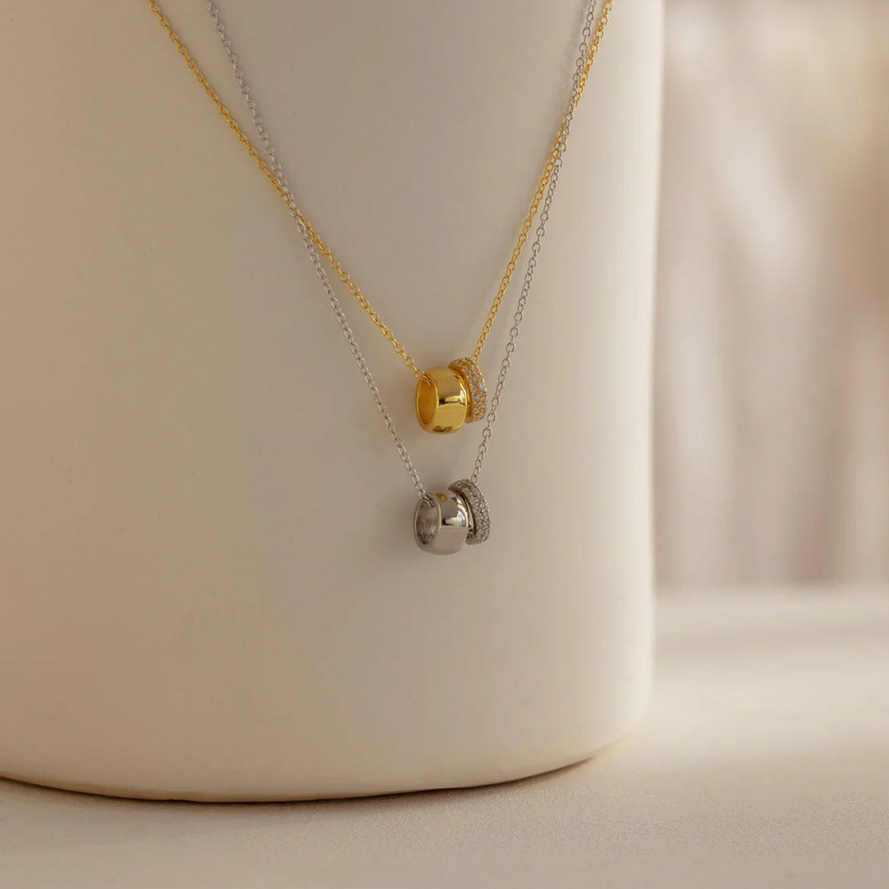 Odette Duo Ring Necklace