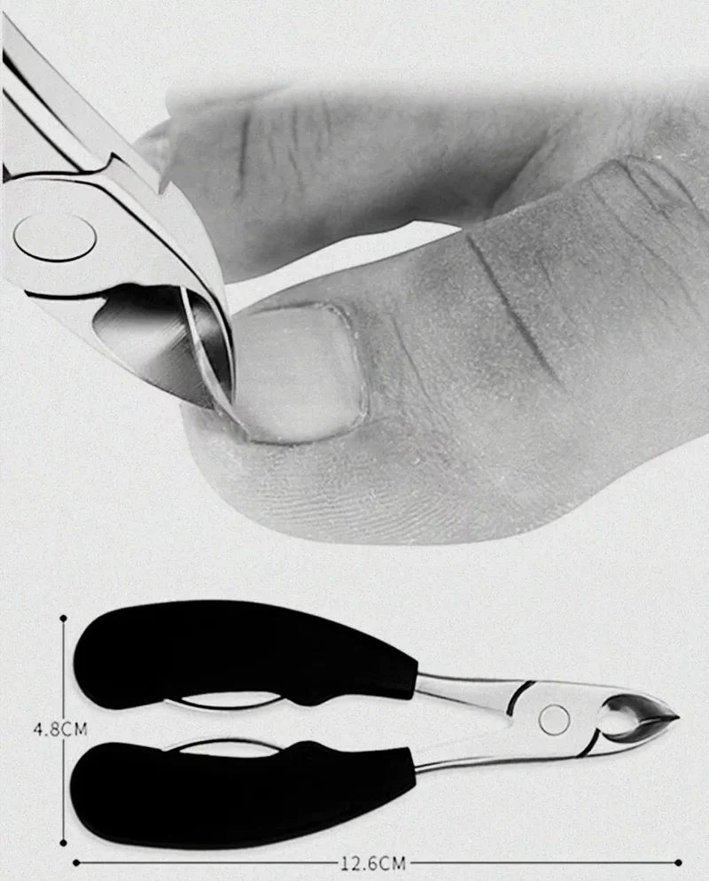 Nail Clipper for the Elderly, Sharp, Ergonomic and Ideal for Thick Nails