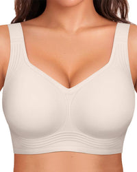 Comfortable, No-Iron Jelly Bra with Full Coverage and Smoothing Fit