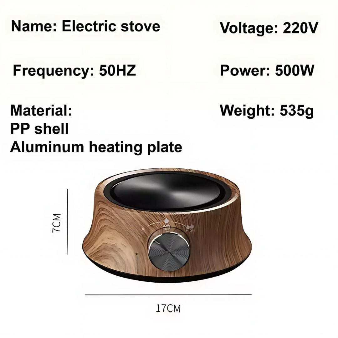 Compact Mini Hot Plate with Temperature Control