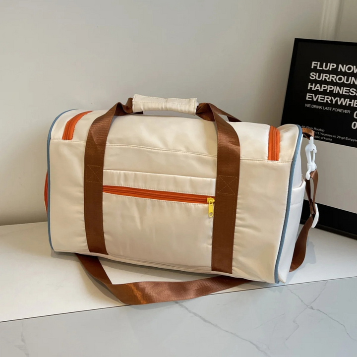 Lightweight Travel Bag with Colour Blocking - FlexaBag