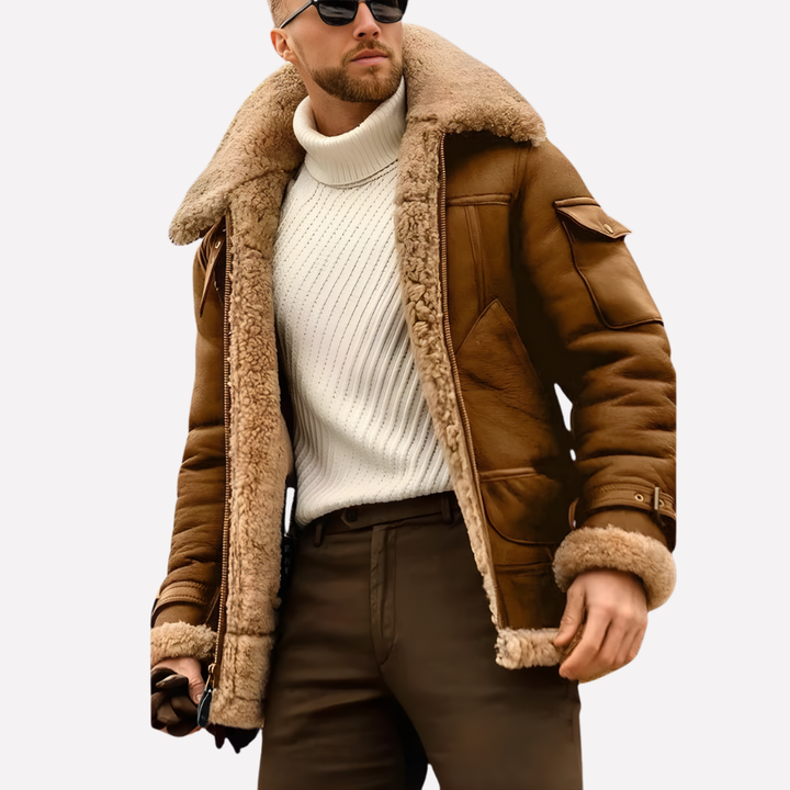 Aviator Winter Jacket Timeless Warmth with a Rugged Edge