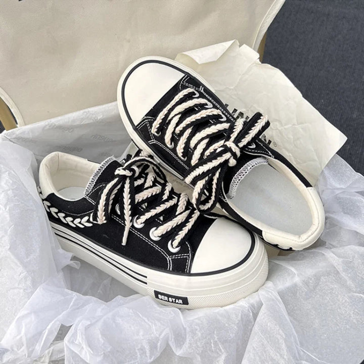 Serenity Platform Canvas Sneakers