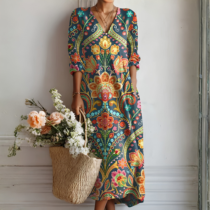Lady's Long-sleeved Dress