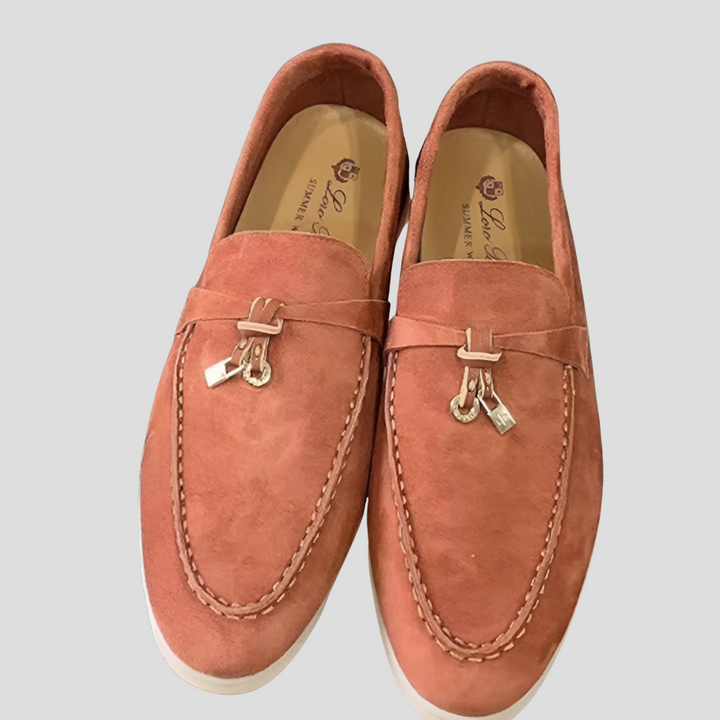 Elegant comfortable loafer women's shoes