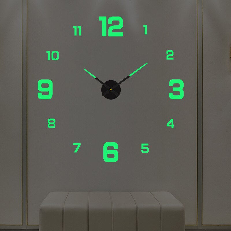Large Modern-Style Wall Clock