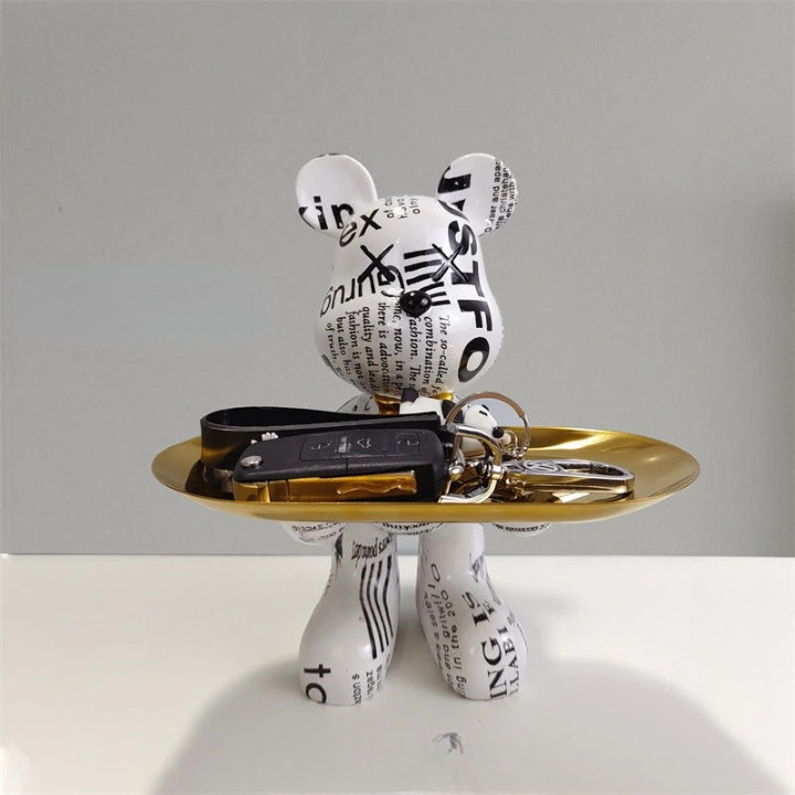 Decorative Storage Figure – Bruno the Table Bear