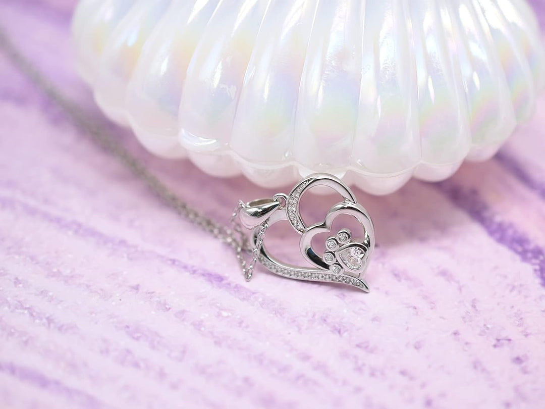 Silver Pendant with Little Heart