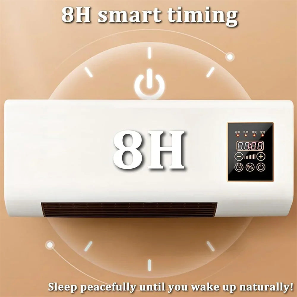 Compact Wall Fan – Portable Cooling with Remote Control