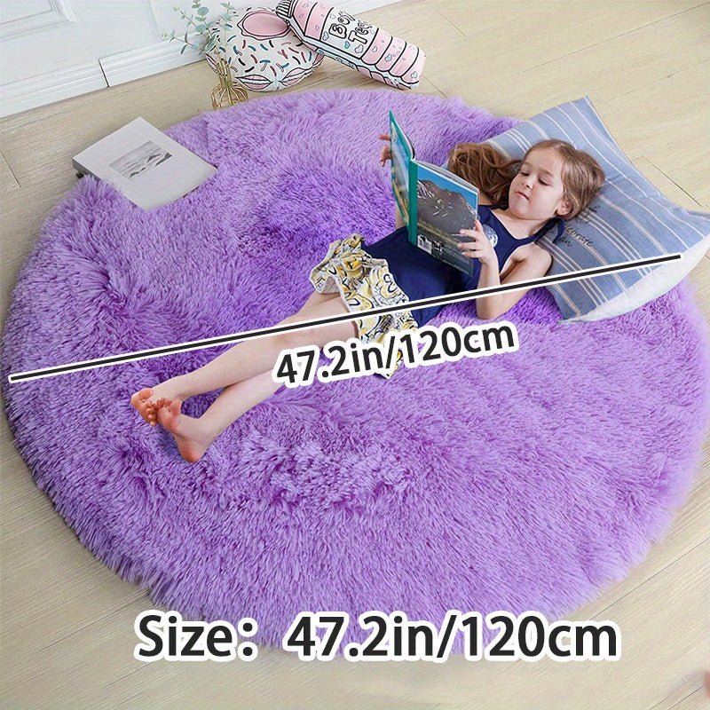 Round Fluffy Rug - Clouda