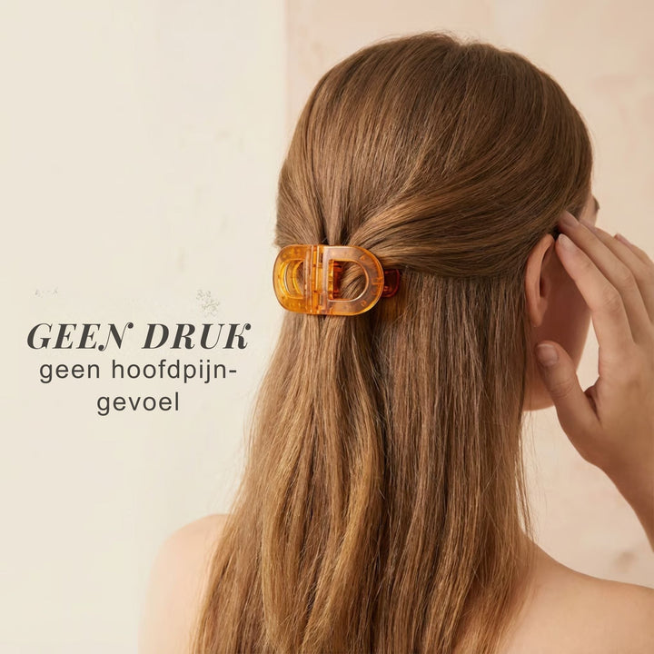 Magnetic hair clip with flat grip – comfortable, bump-free hold