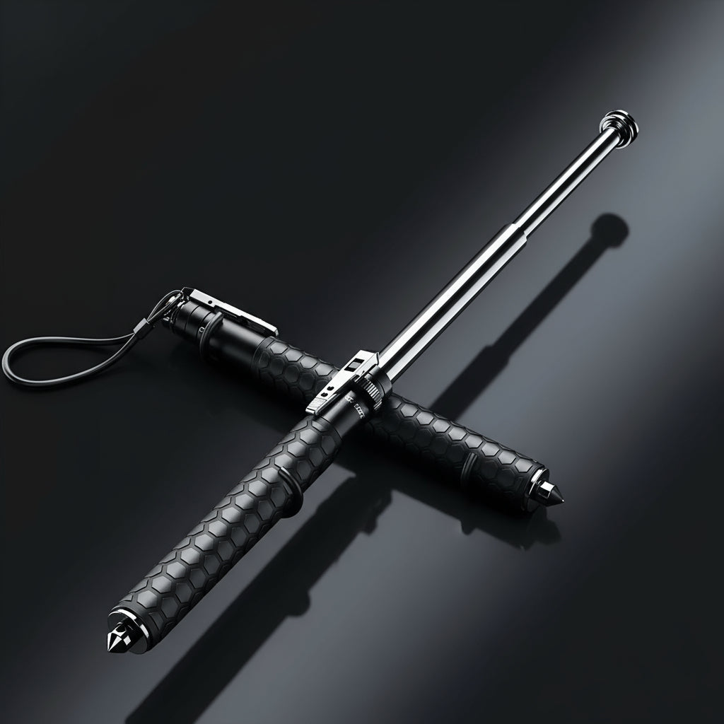 Automatic Self-Defence Walking Stick with Stability Support