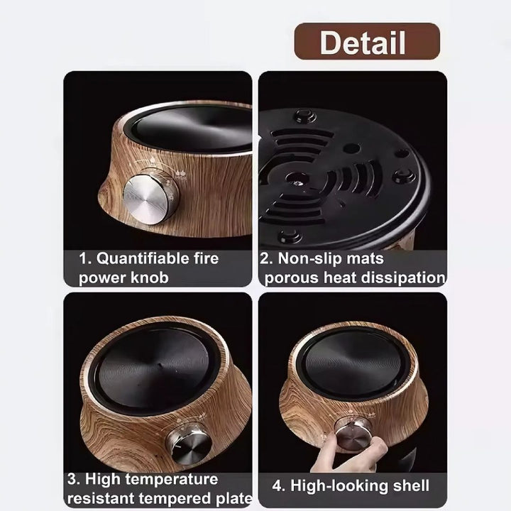 Compact Mini Hot Plate with Temperature Control