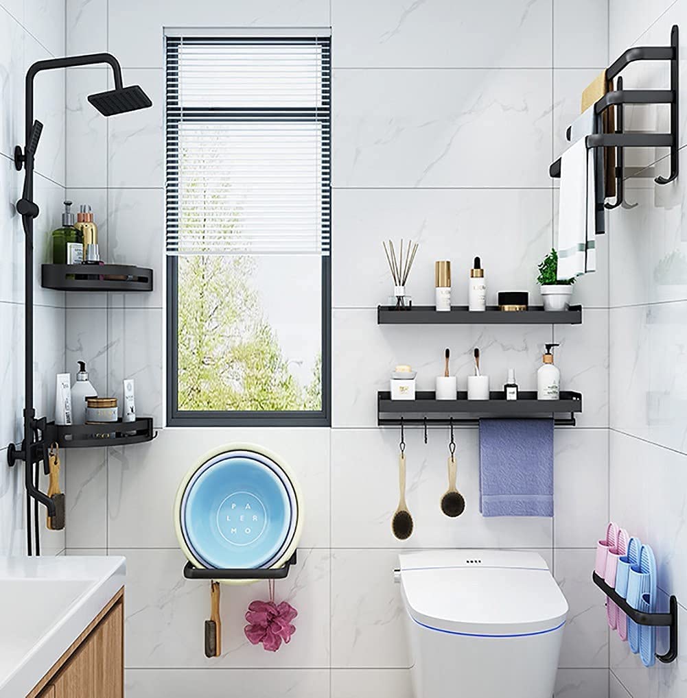 DrySpace Towel Rail with Hooks