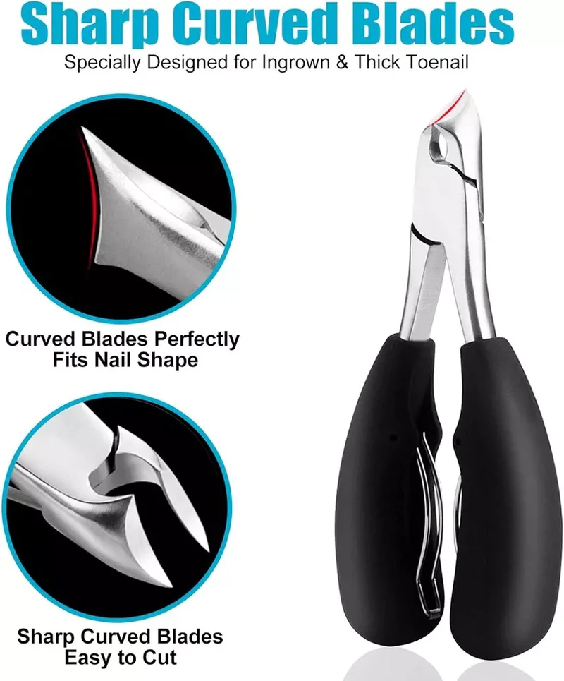 Nail Clipper for the Elderly, Sharp, Ergonomic and Ideal for Thick Nails