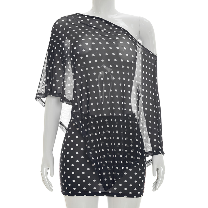 Women’s Claw Print Off Shoulder Top and Bodycon Midi Skirt Set