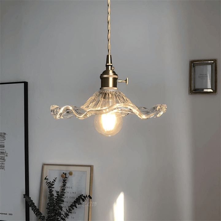 Hibiskus-Hängelampe - Gemütliche LED-Beleuchtung