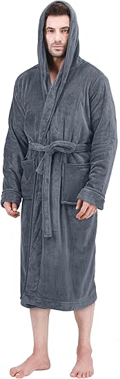 Comfortable Men's Fleece Dressing Gown - Harry