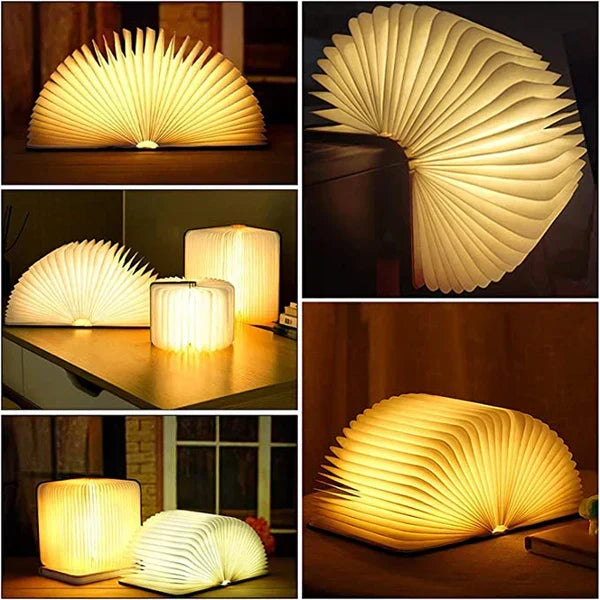 Foldable Book Light with Warm LED Light - StoryGlow