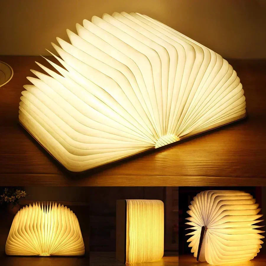 Foldable Book Light with Warm LED Light - StoryGlow