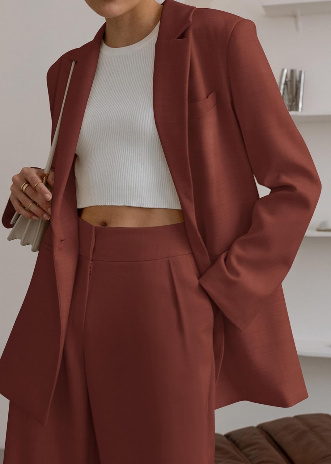 Women’s Blazer & Trouser Set for Office and Casual Wear