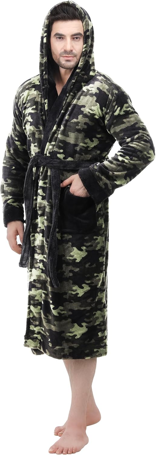 Comfortable Men's Fleece Dressing Gown - Harry