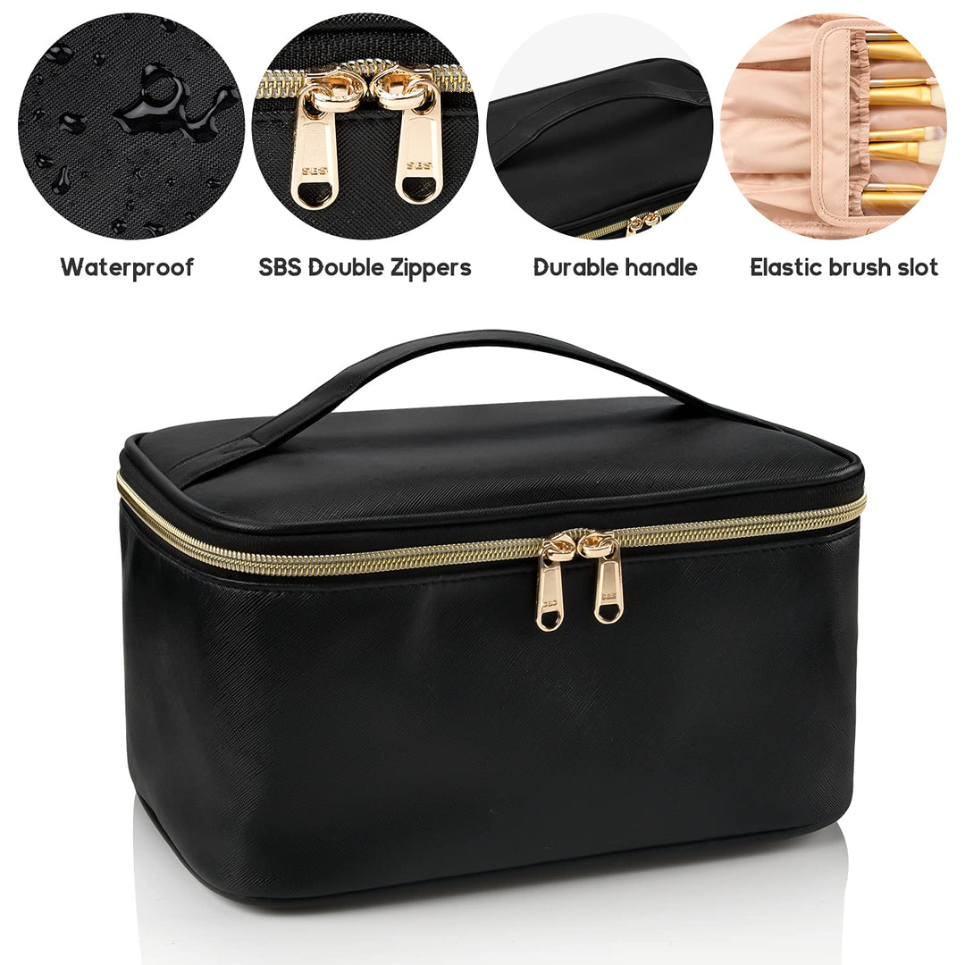 Tragbarer Make-up-Organizer mit Fächern