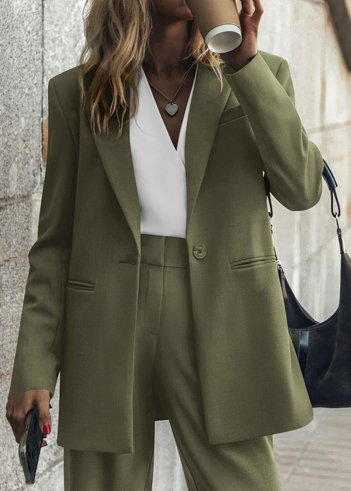Women’s Blazer & Trouser Set for Office and Casual Wear