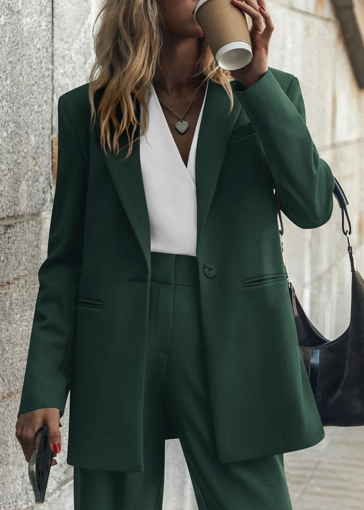 Women’s Blazer & Trouser Set for Office and Casual Wear