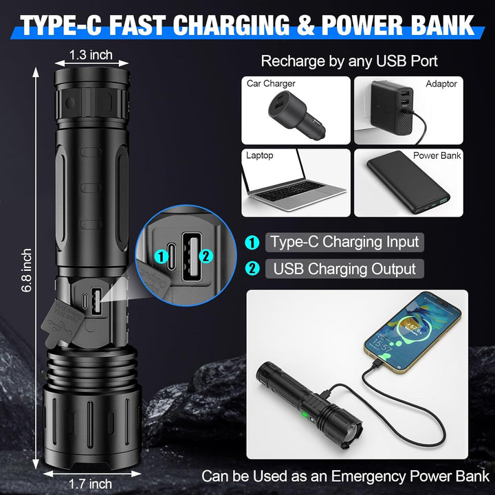 100000 Lumen Flashlight