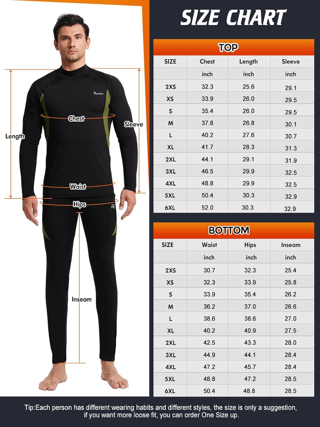 Thermal Underwear Set for Men - Thomas