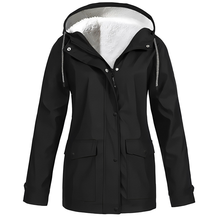 Fleece-Lined Women's Raincoat - WarmWarder