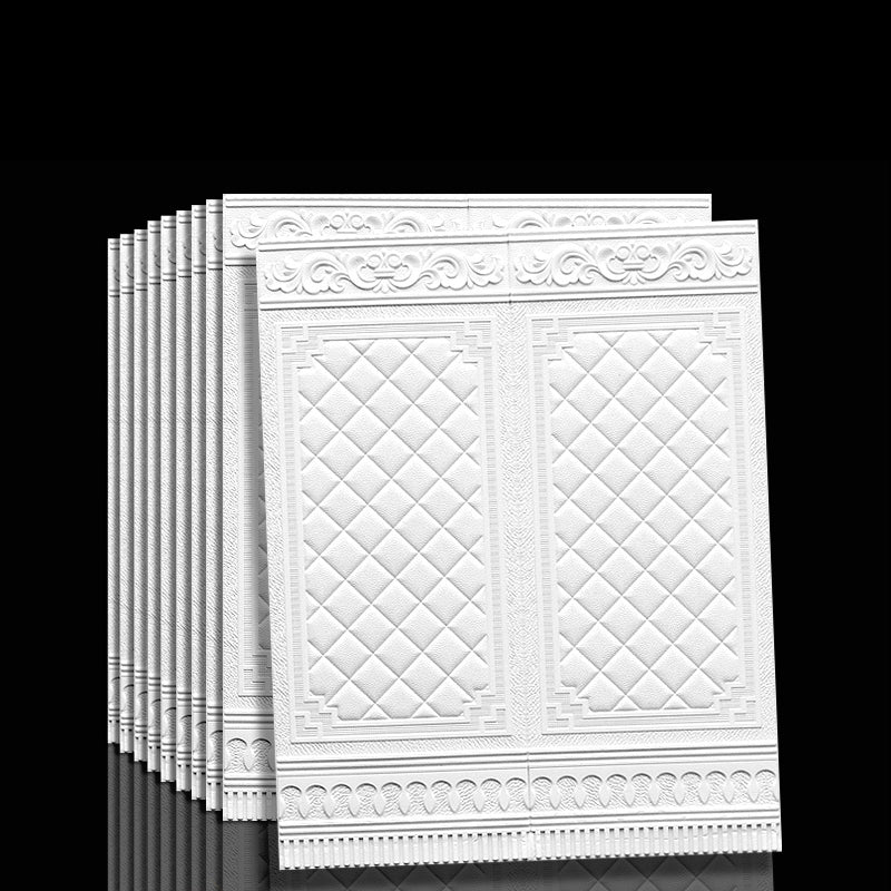 Contemporary Waterproof 3D Peel-and-Stick Wall Panels for Interior Walls
