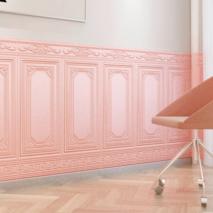 Contemporary Waterproof 3D Peel-and-Stick Wall Panels for Interior Walls
