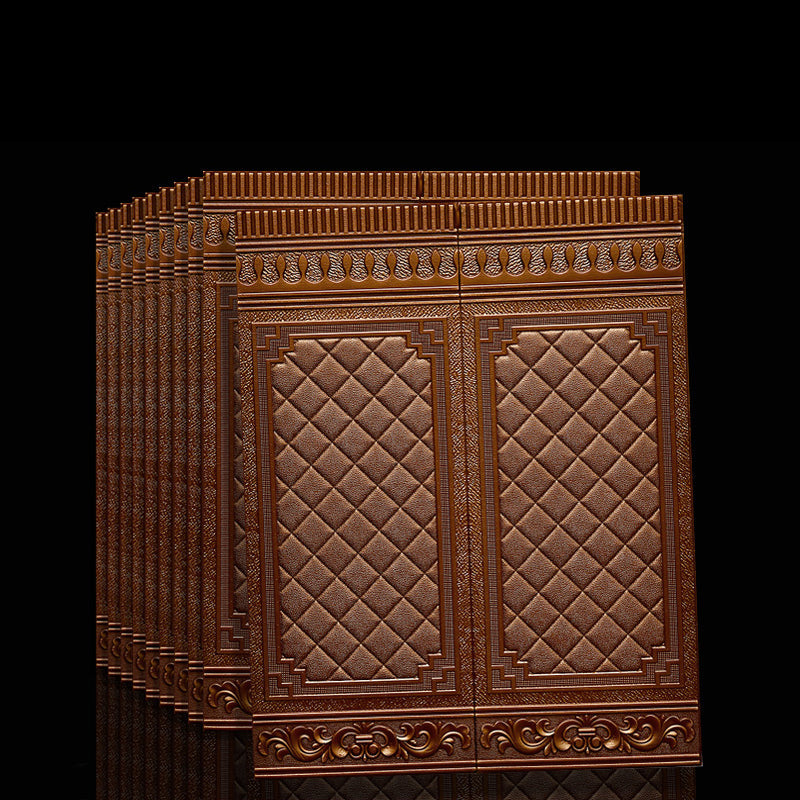 Contemporary Waterproof 3D Peel-and-Stick Wall Panels for Interior Walls
