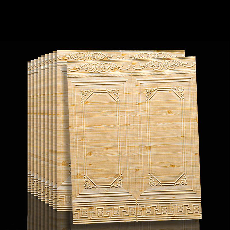 Contemporary Waterproof 3D Peel-and-Stick Wall Panels for Interior Walls