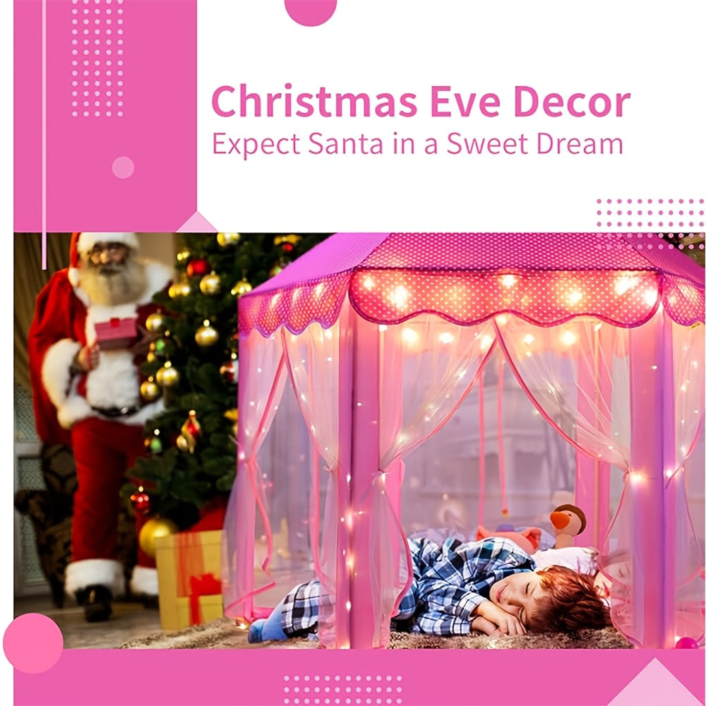 Princess Play Tent with Starlight Illumination – Perfect for Indoor or Outdoor Play