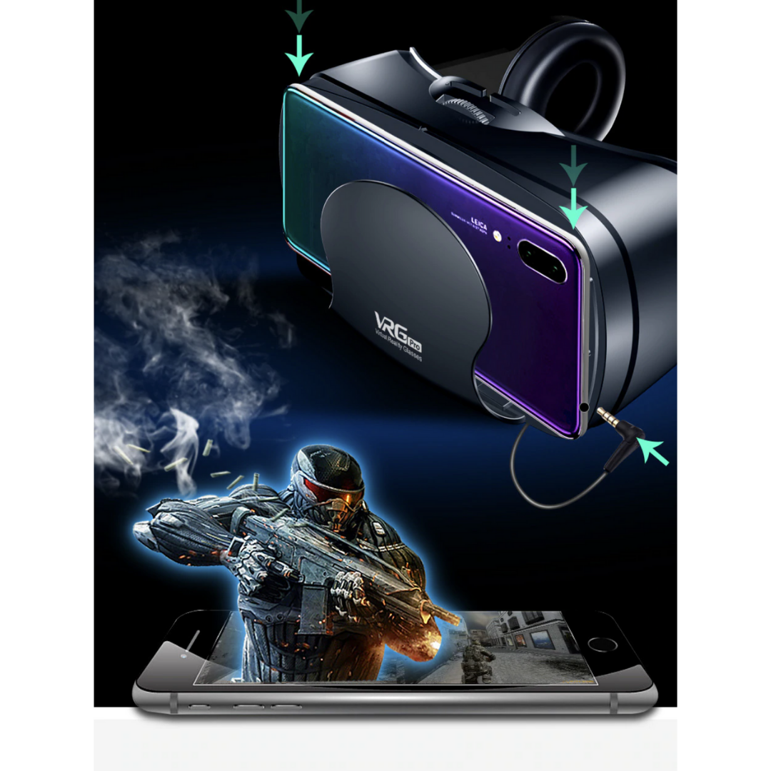 Innovative VR glasses headset for iPhone and Android