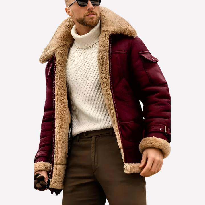 Aviator Winter Jacket Timeless Warmth with a Rugged Edge