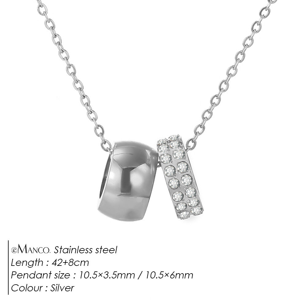 Odette Duo Ring Necklace
