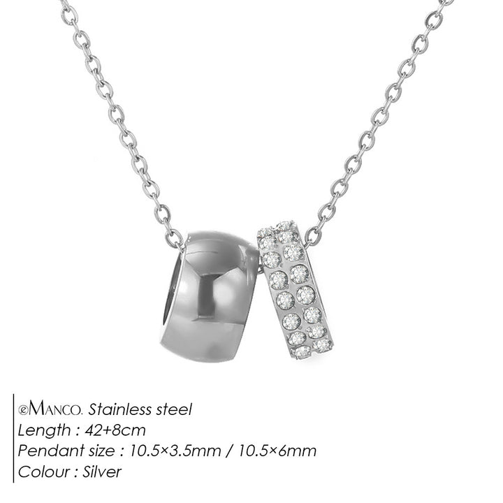 Odette Duo Ring Necklace