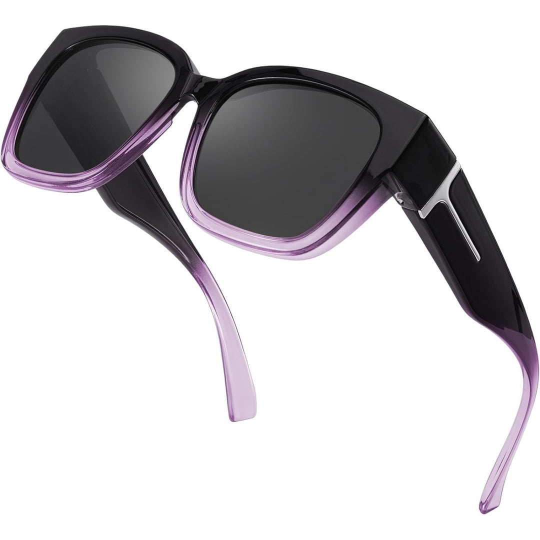 New Fashionable Myopia Glasses With Large Square Frames
