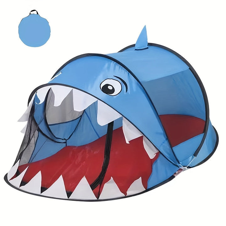 Pop-Up Play Tent Set for Kids with Dinosaurs, Sharks and Bears with UPF 50 Sun Protection – Breathable and Portable for Babies and Toddlers