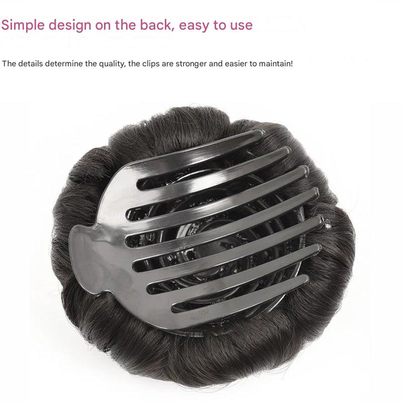 Blumenförmige Haarspange mit Extensions – Fiora