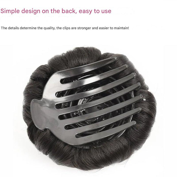 Blumenförmige Haarspange mit Extensions – Fiora