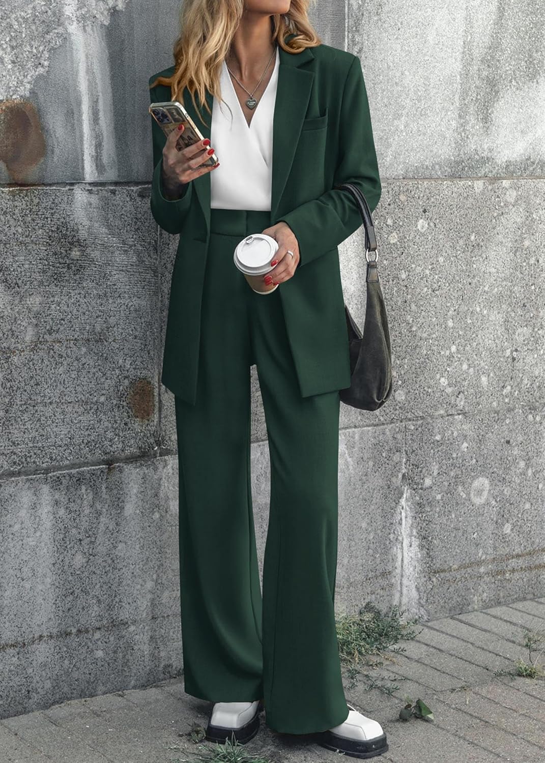 Women’s Blazer & Trouser Set for Office and Casual Wear